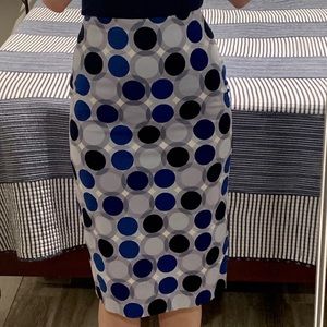 New York & Company Polka dot Pencil Skirt